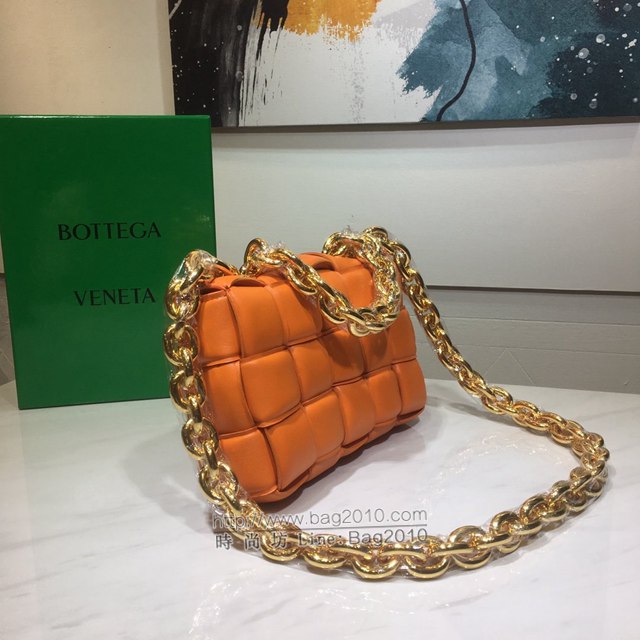 Bottega veneta高端女包 96008 寶緹嘉新款枕頭鏈條包  BV經典款單肩斜挎手提女包  gxz1193